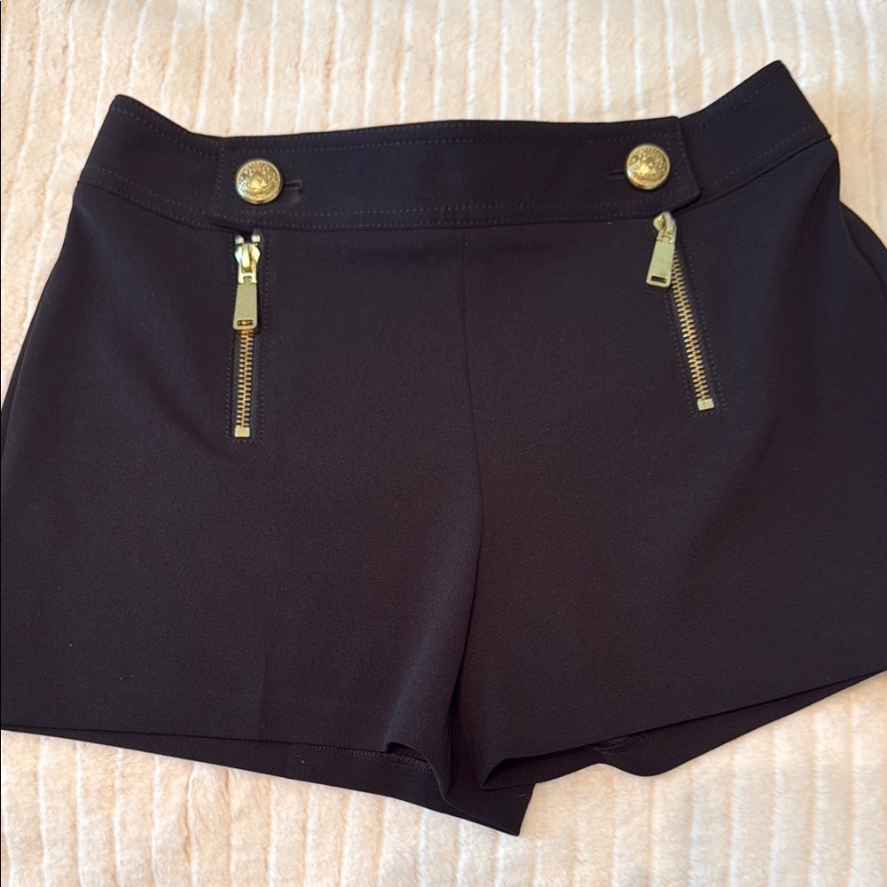 New with Tags- Express Black Women's Shorts with Gold Accents